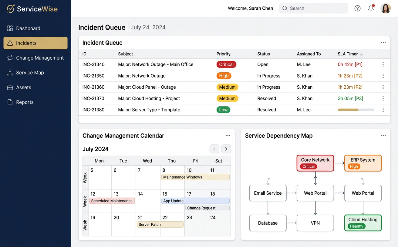 Service Flow — IT service management · ITIL 4